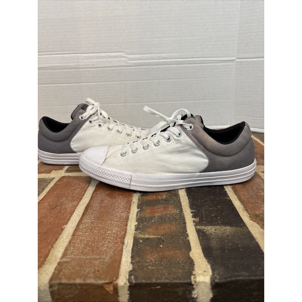 Converse All Star  Mens Sz 11 Wide Shoes‎ Gray/white Low Top Sneakers Woman's 13